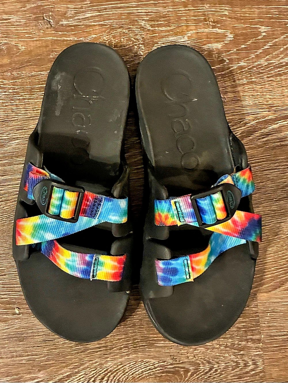 Chaco Kids' Chillos Slide Women's Abstract Strap Sandals US 5